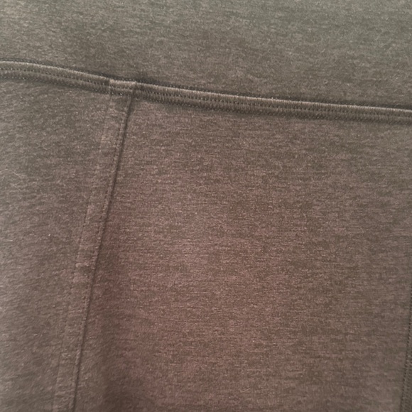 lululemon athletica Dark Gray Leggings. 39” in length and open sides. - Picture 6 of 11